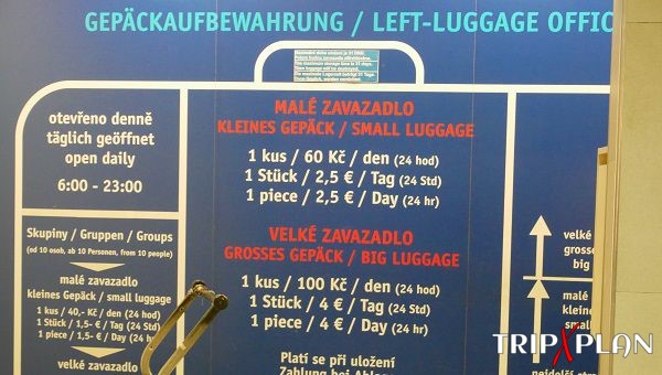 Left Luggage at Prague Main Railway Station