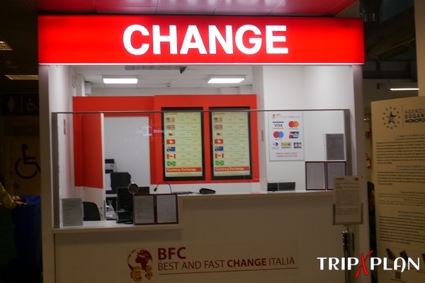 Currency Exchange Rates at Rome Ciampino Airport (CIA)