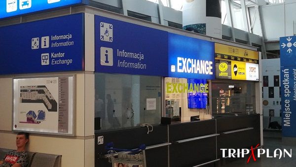 Exchange nearby Information counter